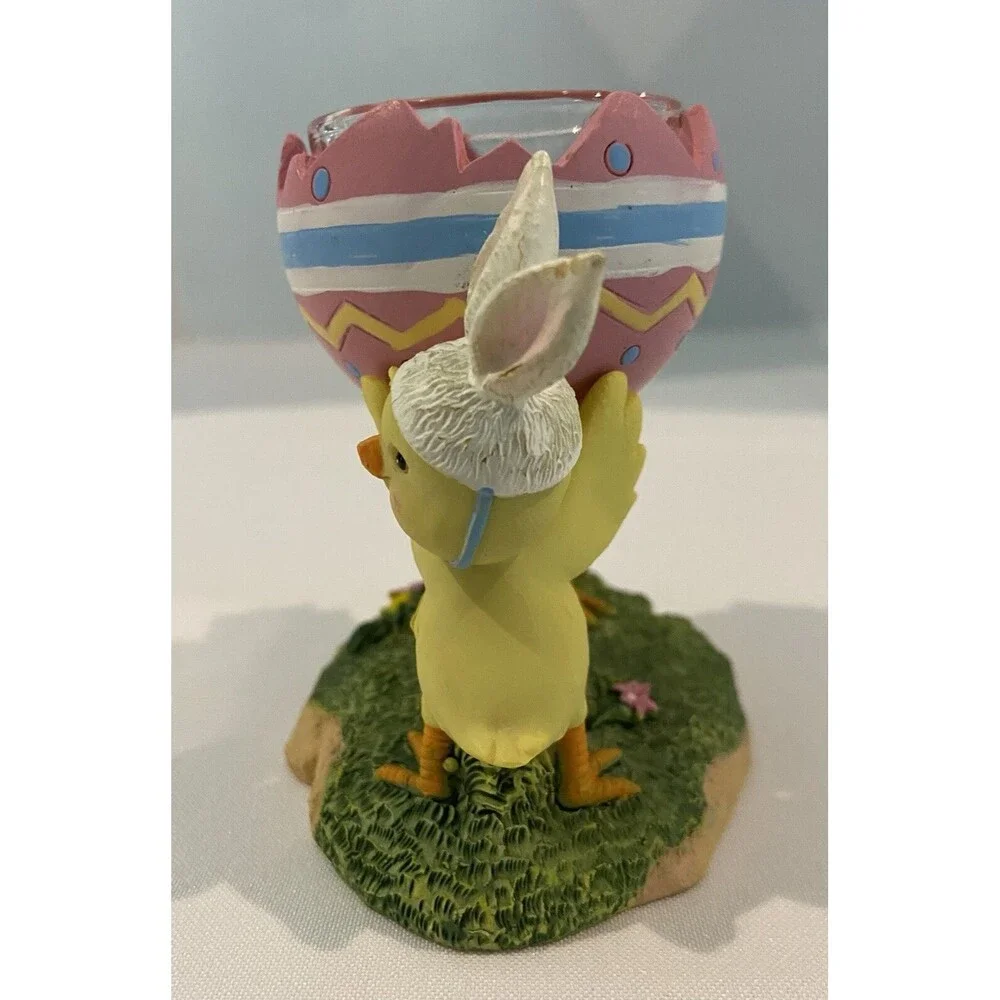 Yankee Candle Easter Chicks Egg Tea Light Votive Candle Holder